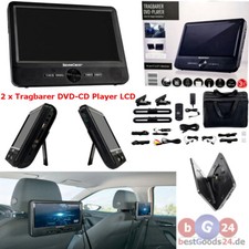 Tragbarer 2x DVD-CD LCD Player