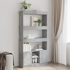 Highboard Betongrau 92x33x180
