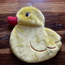 Fashy Kinder Wärmflasche mit Bezug Plüsch Ente Stofftier Kuscheltier flauschig