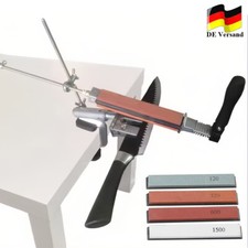 DHL Messerschleifer Fixed-Winkel mit 4 Schleifstein Messerschärfer Sharpener DE