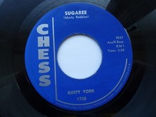 RUSTY YORK 45 'SUGAREE' USA CHESS MONSTER 1957 ROCKABILLY STROLLER JIVER VG