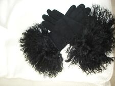 Röckl Handschuhe feinstes Wildleder mit Lammfellbesatz