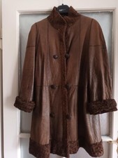  Damen Persianer WENDEMANTEL Braun Gr. 40/42