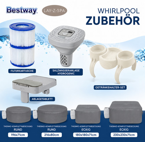 Bestway whirlpool zubehör - bestway,