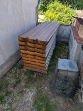 Sandwichplatten 125mm  Ziegelrot, 1m Breit 9 Stück Länge ca 3,5m