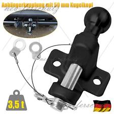 Anhängerkupplung Ø 50mm Kugelkopf. Zugmaul Quad Traktor UVM. Doppelkupplung 3,5T