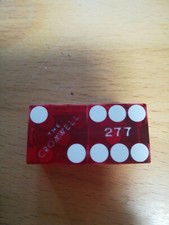 Casino Würfel  The Cromwell  red  jedes paar mit match nummern,Las Vegas