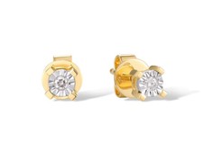 585 gold kleine diamant - 585,