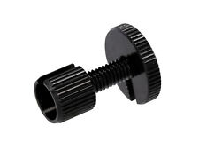 Einstellschraube Schwarz eloxiert, für Bowdenzug, M6 x 22, geschlitzt - Simson S