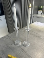 23cm  Kerzenständer  Glas