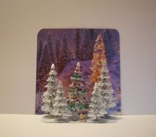 Für H0 TT Diorama HO 1:87 Konvolut  Schneetannen geschmückter Weihnachtsbaum EVP