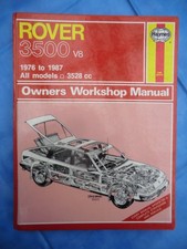 Reparaturanleitung, Rover 3500 V8,1967bis 1987,in englisch, Haynes Book
