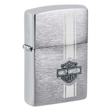 ZIPPO chrom gebürstet Harley