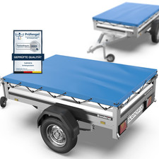 Anhängerplane 212x123 - Flachplane + Gummiseil für Brenderup Kippi 200 &1205 S/P