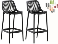 2er Set Outdoor Barhocker Air