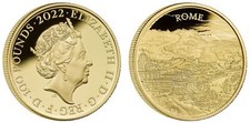 * Elizabeth II 2022 Gold PP 1oz City Views Rom, Royal Mint