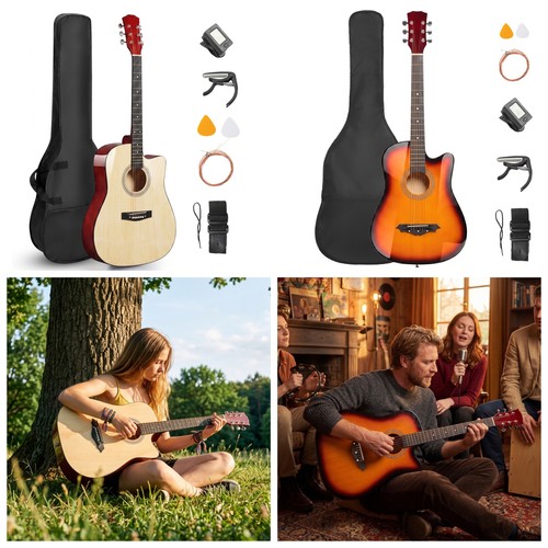 Glarry akustikgitarre zoll - glarry,