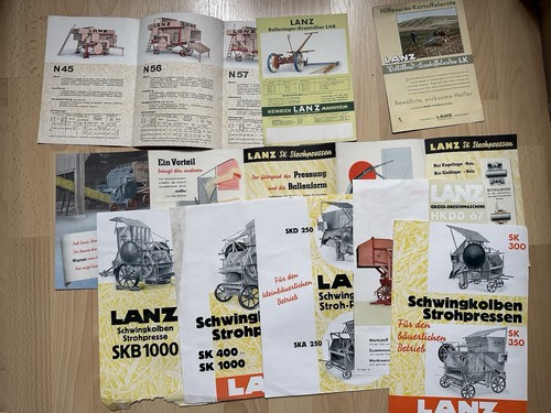Konvolut prospekte lanz - ca.,