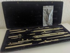 Antiker Reißzeugkasten Gebr