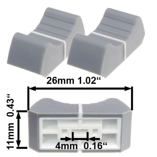 Sifam faderknopf hell - 2, grau
