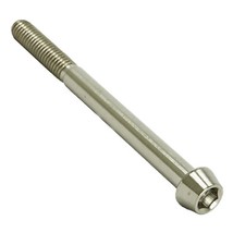 Titan M6 x65mm Schraube Ti DIN912 konisch Innensechskant Fahrrad tuning natur