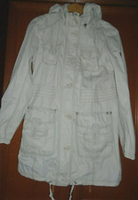 soquesto leichter Damen Mantel mit Kapuze Größe 40 / M
