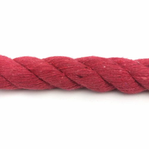 Natur rot baumwollseil - 16,