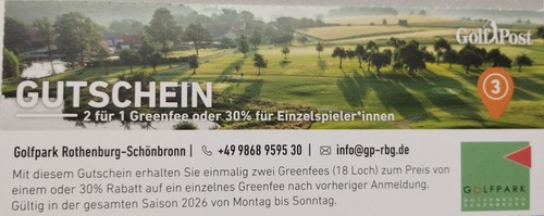 Golf greenfee gutschein 2026 - greenfee,