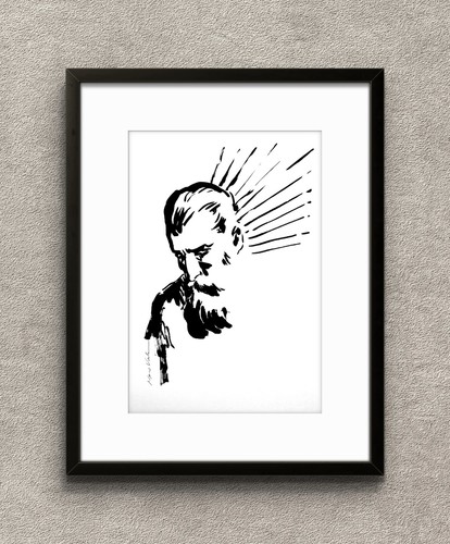 Original moderne kunst - original,