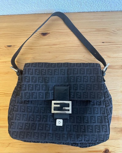 Fendi black zucca mama - fendi,