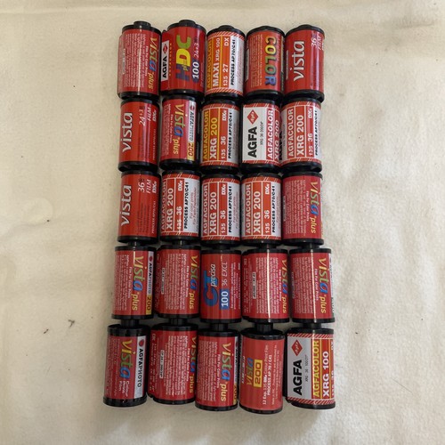 Agfa filmpatronen leer 25 - agfa, leer,