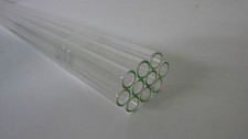 5 Stück Glasrohre Ø Außen 9,0 mm - Innen 7,6 mm Rohrlänge 50 cm