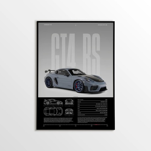 Porsche cayman gt4 grau - gt4, rs