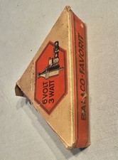 Oldtimer, Antik, Historisch - Originalkarton. Fahrraddynamo Verpackung.  