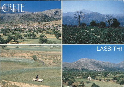 Crete kreta hochebene - crete, lassithi