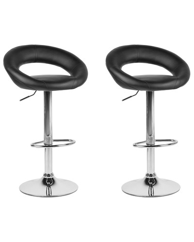 Barhocker kunstleder schwarz - barhocker,