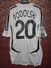 Nationalteam Deutschland DFB Trikot Spielertrikot matchworn Podolski WM06 z0073