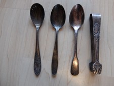 Alte versilberte Teelöffel