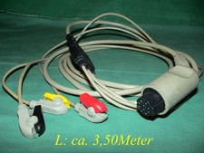 EKG Kabel Überwachung Monitor Klemm Elektroden ECG CABLE Monitoring Equipment 8P