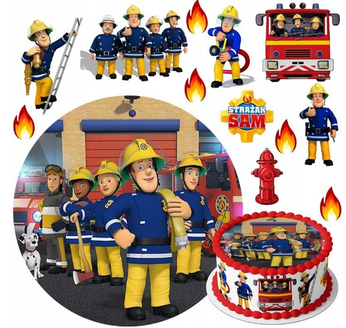Fireman sam essbar zuckermasse - sam,