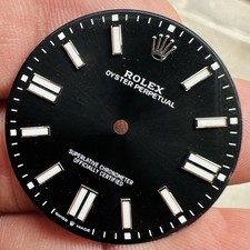 Rolex schwarzes Zifferblatt