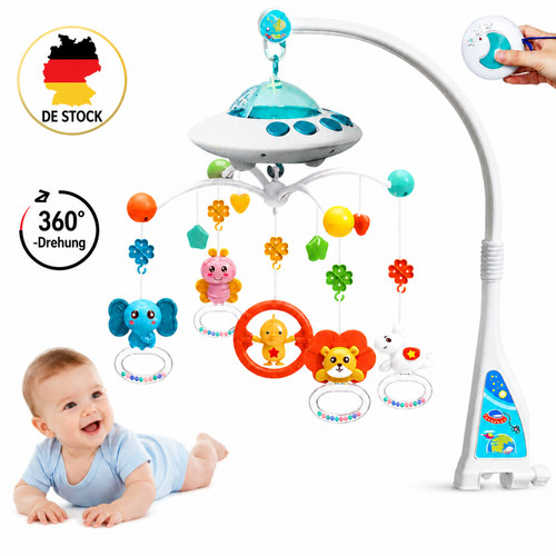 Kinderbett mobile mit licht - mit,