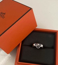 HERMES COLLIER DE CHIEN STERLING SILVER RING. ORIGINAL!