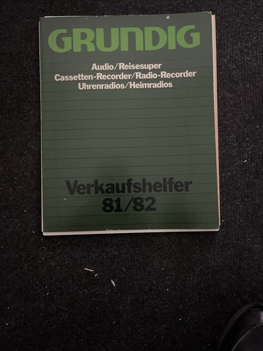 Grundig verkaufshelfer katalog - grundig,