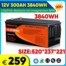 300AH 12V LiFePO4 Akku Lithium