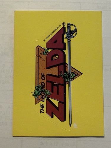 Nintendo 1989 topps the legend - topps,