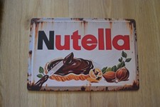 NUTELLA Blechschild - Retro - Vintage - Werbeschild - Deko