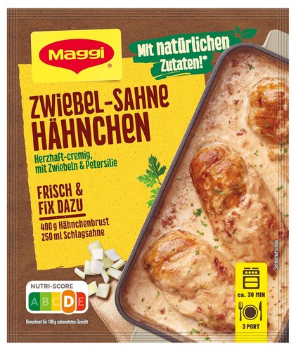 Maggi fix für - fix, zwiebel-sahne