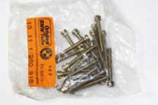 20 x Schlitzschrauben gelb