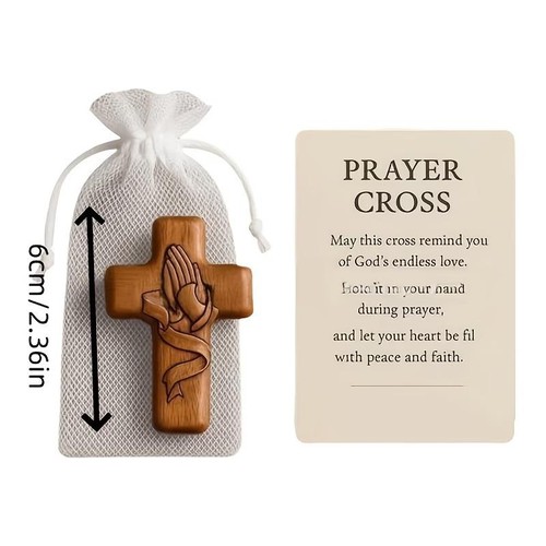 Small pocket prayer - pocket, cross